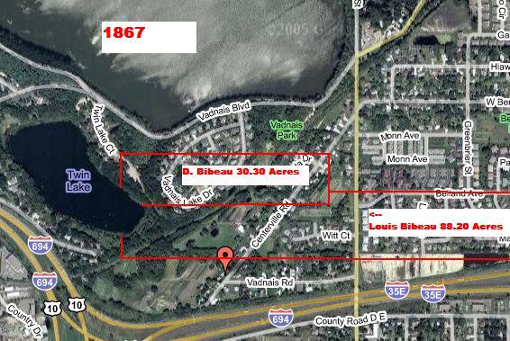 Historic Map - St. Paul, MN - 1867