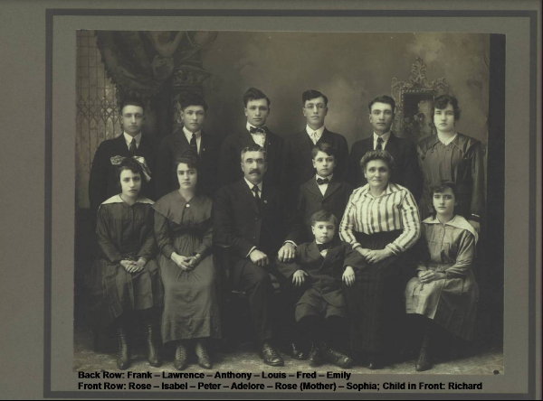 010 Family of Peter and Rose (Caouette) Bebeau (grandson of Louis Bibeau)