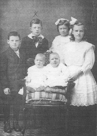 030 Children of Frank and Sarah Dahlheimer - Joseph,Clement, Margaret,Bernadette, twins-Lawrence, Vincent