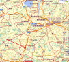 001 Map of Germany showing approximate location where  plane went down