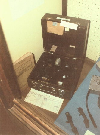 050 Navigator equipment, 100th Bomb Group Memorial Museum, Thorpe Abbotts, UK - 1989