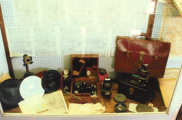 060 Navigator equipment, 100th Bomb Group Memorial Museum, Thorpe Abbotts, UK - 1989