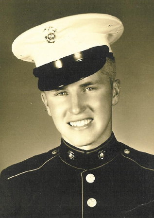 000 Howard in Marine uniform, about 1951