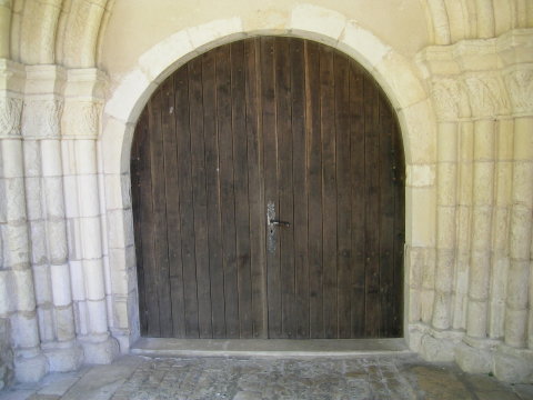 DSCN7078 Entrance, Notre Dame de l'Assomption, LaGord