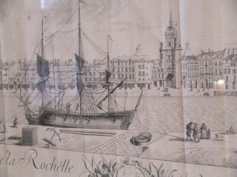 DSCN6772a Sketch of the port of La Rochelle, 17C