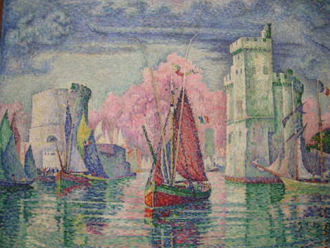 DSCN6773a Painting of the port of La Rochelle, Orsay Museum, Paris