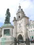 DSCN6776 Clock tower & statue of Admiral Duperre, La Rochelle