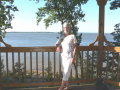P1080711 Mary Ann at Auberge du Lac Pierre, Pointe du Lac