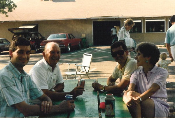 07e - Joseph Heinrich, Ray Hughes, Dan Schroeder, Lillian (Dahlheimer) Hughes