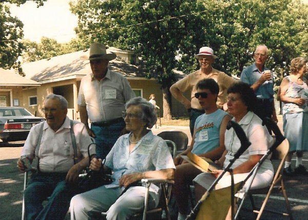 07i - Lawrence Bebeau, Arthur Gmach, Emily (Bebeau) Dahlheimer, Lucille (Dahlheimer) Gmach