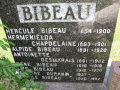 P1090013 Bibeau tombstones, Saint-Francois-Xavier, Saint-Francois-du-Lac (08)