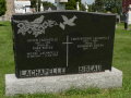 P1090013 Bibeau tombstones, Saint-Francois-Xavier, Saint-Francois-du-Lac (16)