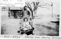 035 Werner and Emily Dahlheimer, with sons, George, Harvey and Howard in wagon, 1931
